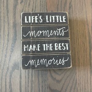 Wooden Home Decor Sign